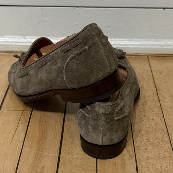 Ralph Lauren Purple Label Men's Luther Calf Suede Tassel Loafers (sz 11) - Picture 6 of 10